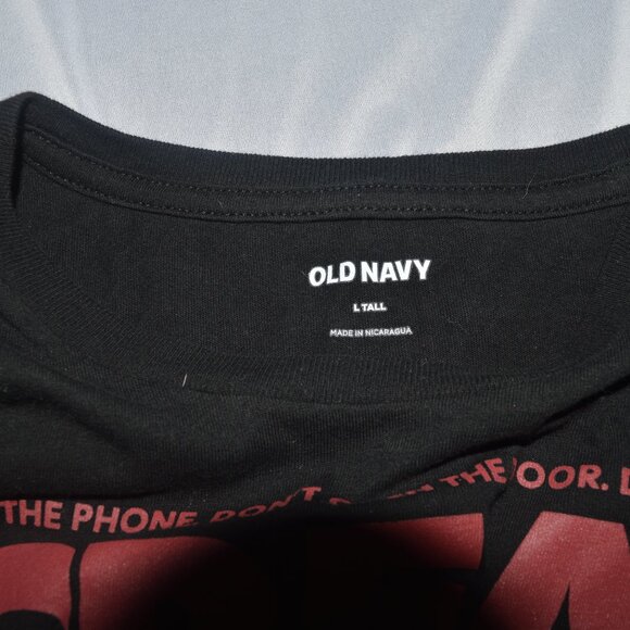 Old Navy scream t shirt large tall - Picture 2 of 5